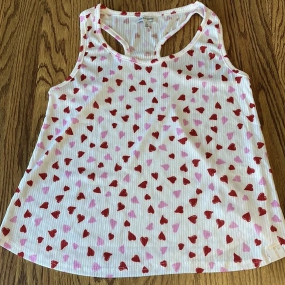 Thalia Sodi Women's White Red & Pink Heart Print 2 PC PK Set Size M NWT MSRP $68 - Picture 2 of 8